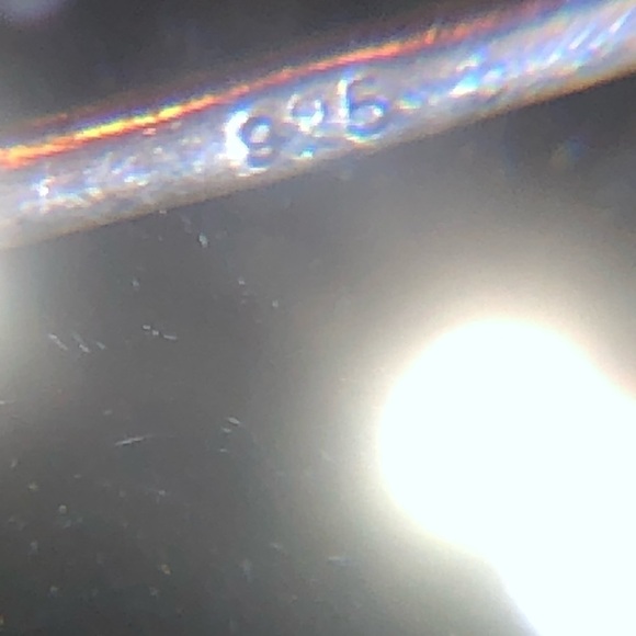 VTG Baltic Amber Sterling Silver Tri Colour Stone Stud Earrings 1.1” - Picture 5 of 6